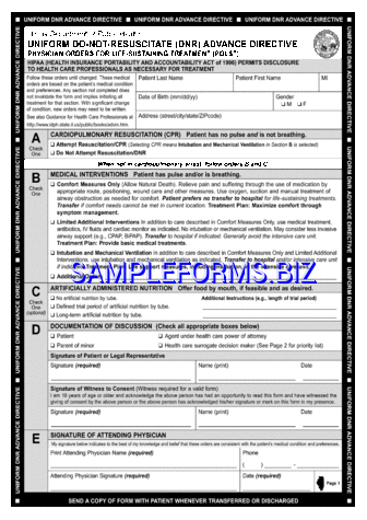 Illinois POLST Form pdf free
